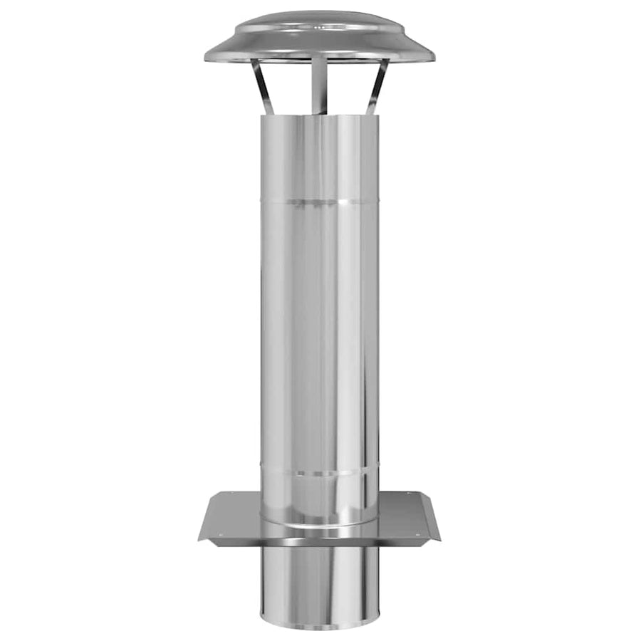Schouw Verlenging Zilver 25 x 25 x 65 cm Roestvrij staal