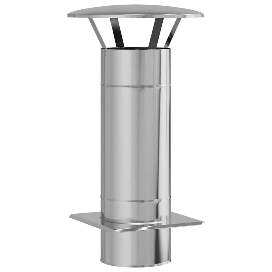 Schouw Verlenging Zilver 35 x 35 x 65 cm Roestvrij staal