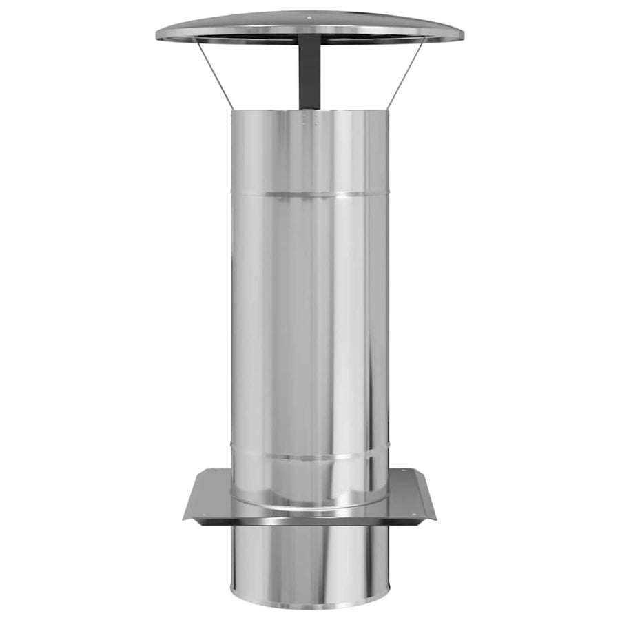 Schouw Verlenging Zilver 35 x 35 x 65 cm Roestvrij staal