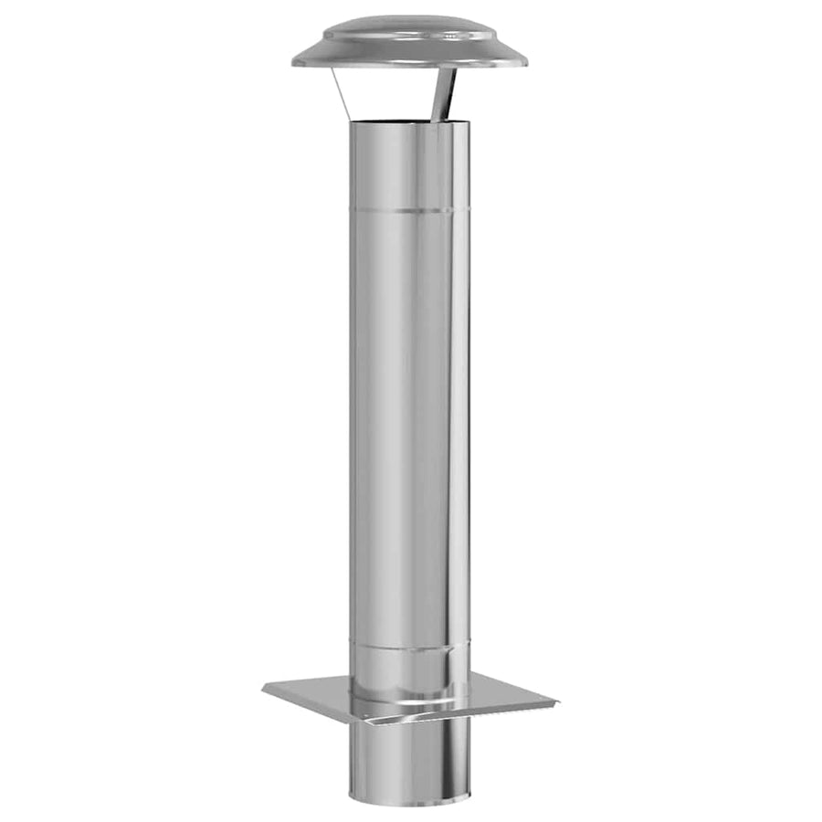 Schouw Verlenging Zilver 25 X 25 X 82 Cm Roestvrij Staal
