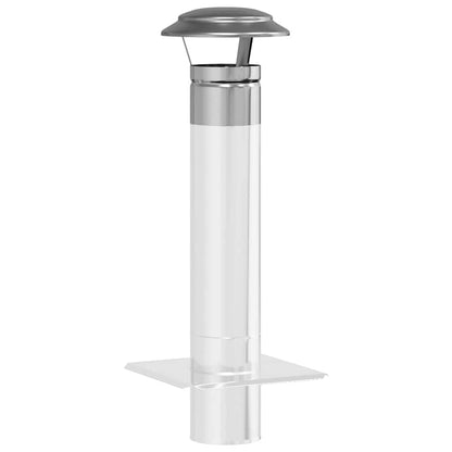 Regenbescherming voor Schoorsteen Zilver 20 x 20 x 18 cm