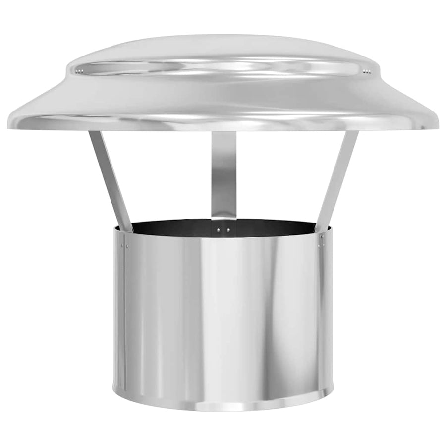 Regenbescherming voor Schoorsteen Zilver 25 x 25 x 20 cm