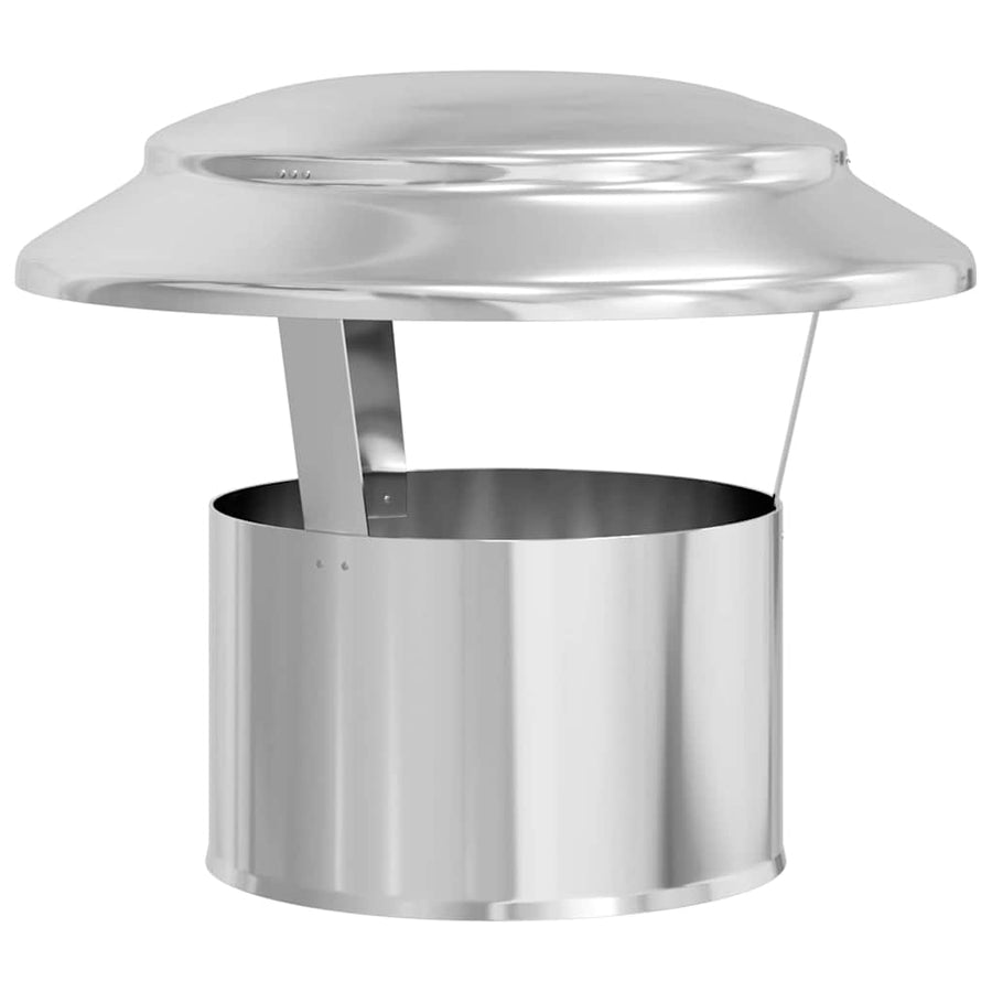 Regenbescherming voor Schoorsteen Zilver 25 x 25 x 20 cm