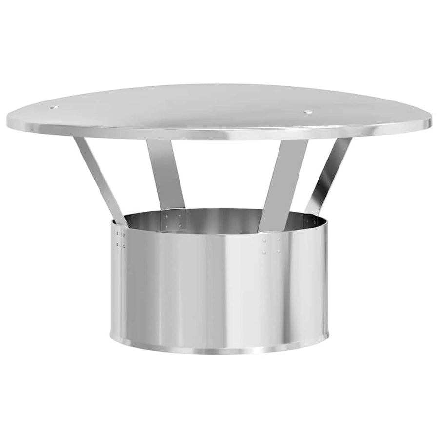 Regenbescherming voor Schoorsteen Zilver 35 x 35 x 20 cm