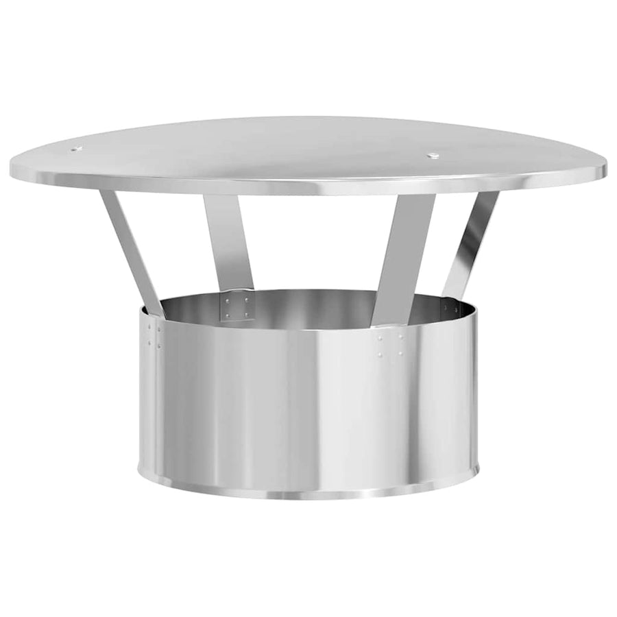 Regenbescherming voor Schoorsteen Zilver 35 x 35 x 20 cm