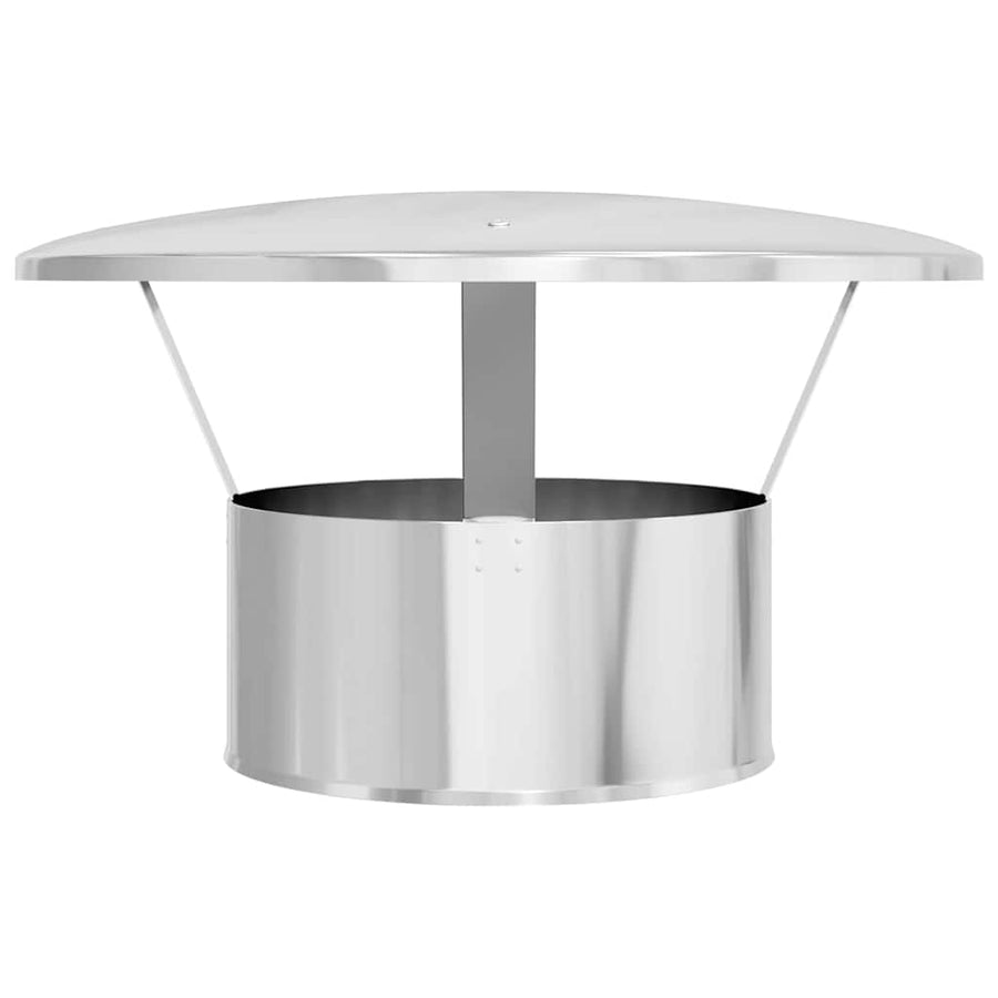 Regenbescherming voor Schoorsteen Zilver 35 x 35 x 20 cm