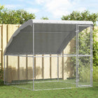 Chicken coop Silver 2 x 2 x 2 m Galvanized steel