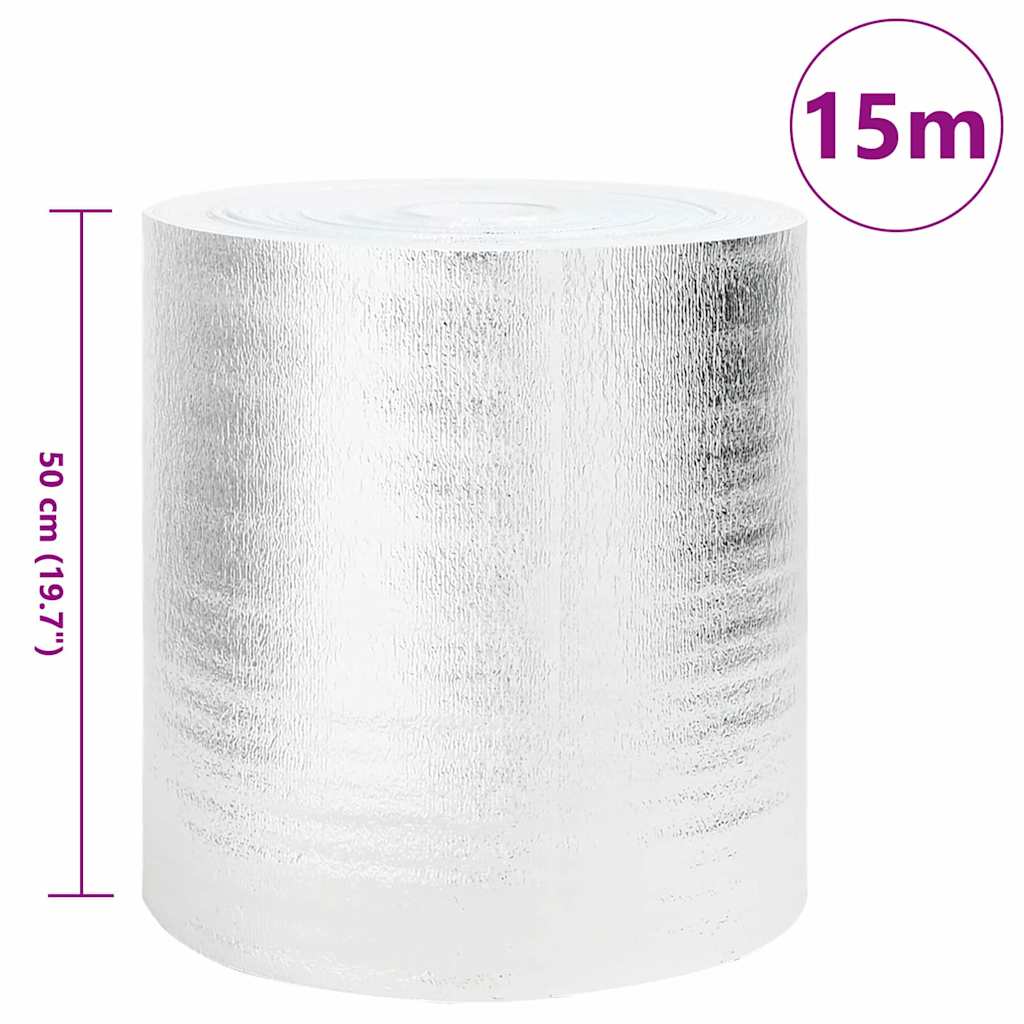 Radiatorfolie Zilver 15 x 0,5 m Polyetheen