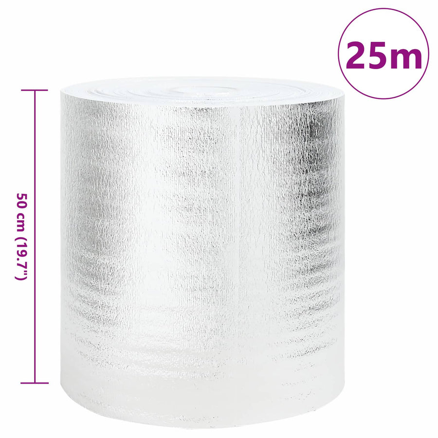 Radiatorfolie Zilver 25 x 0,5 m Polyetheen