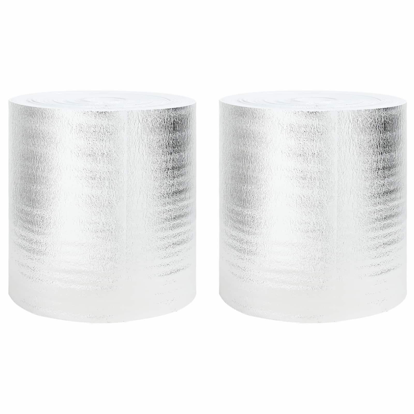 Radiatorfolie 2 pcs Zilver 25 x 0,5 m Polyetheen