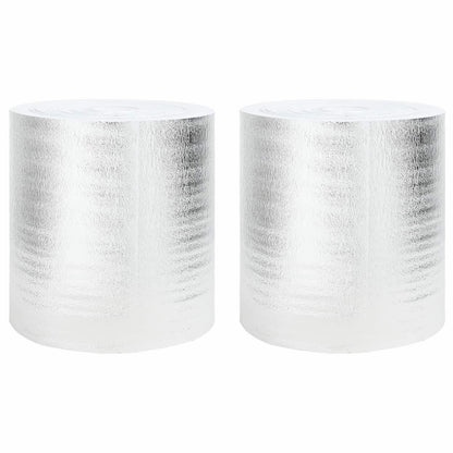 Radiatorfolie 2 pcs Zilver 25 x 0,5 m Polyetheen