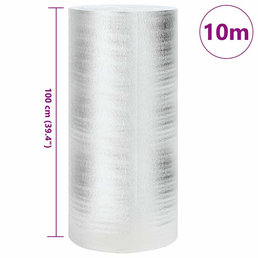 Radiatorfolie Zilver 10 x 1 m Polyetheen