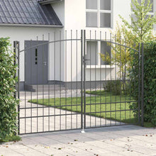 Dubbele Poort met slot Woerden Grijs 299,5 x 249,5 cm Staal