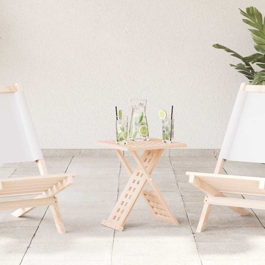 Salontafel Bruin 33 x 33 x 40,5 cm Massief Notenhout