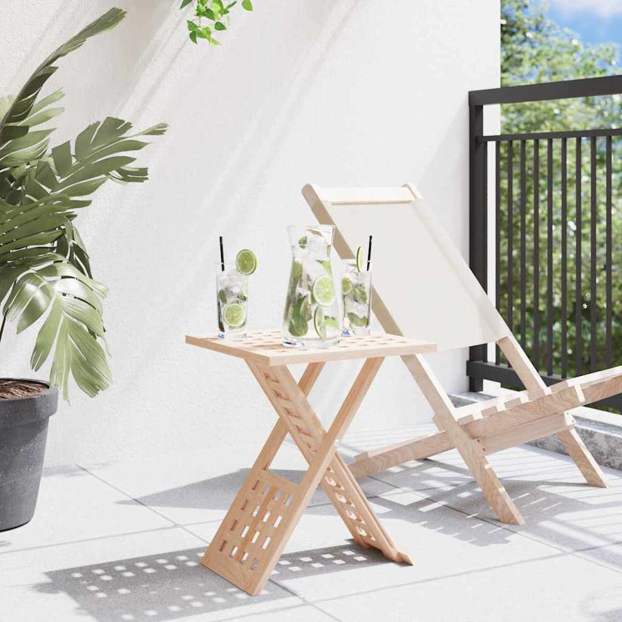 Salontafel Bruin 33 x 33 x 40,5 cm Massief Notenhout