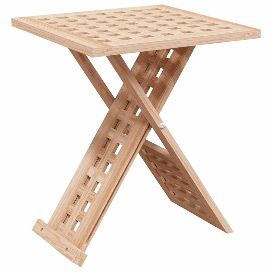 Salontafel Bruin 33 x 33 x 40,5 cm Massief Notenhout