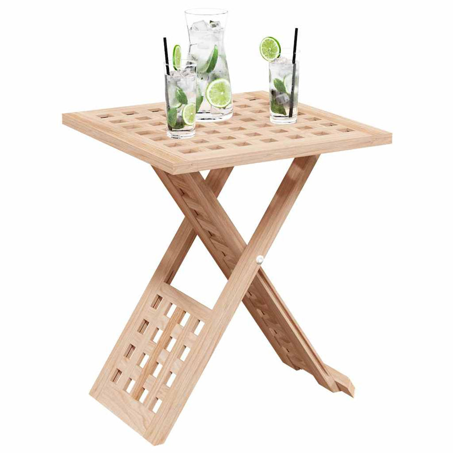Salontafel Bruin 33 x 33 x 40,5 cm Massief Notenhout