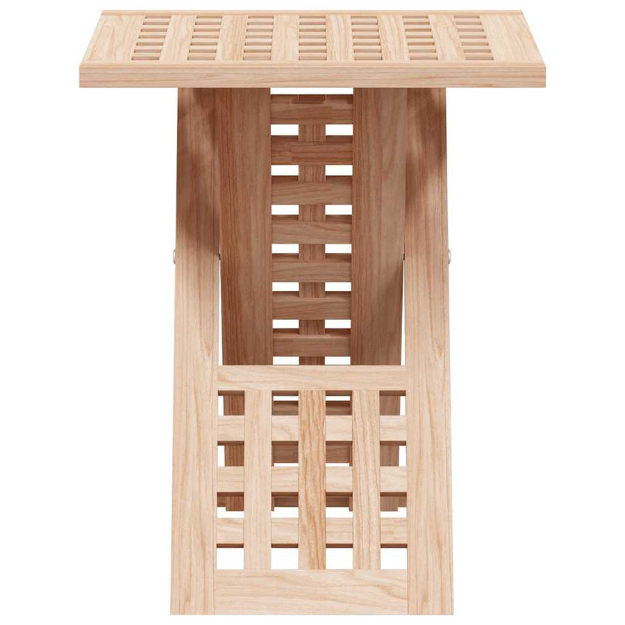 Salontafel Bruin 33 x 33 x 40,5 cm Massief Notenhout