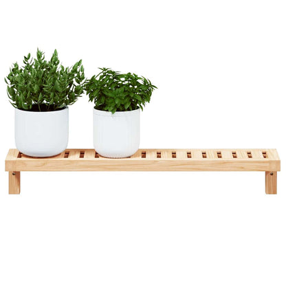 Wandhangrek Naturel 62 x 10 x 12,5 cm Massief Notenhout