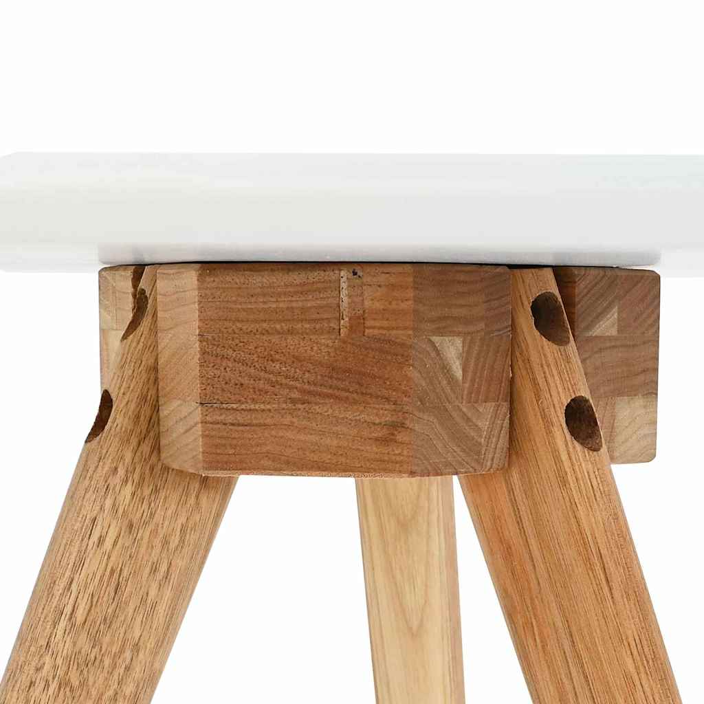 Salontafel 3 pcs Bruin Massief Notenhout