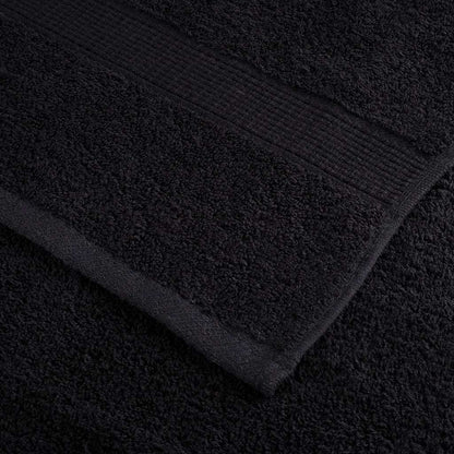 Gastendoek SOLUND 25 pcs Zwart 100 x 200 cm Katoen