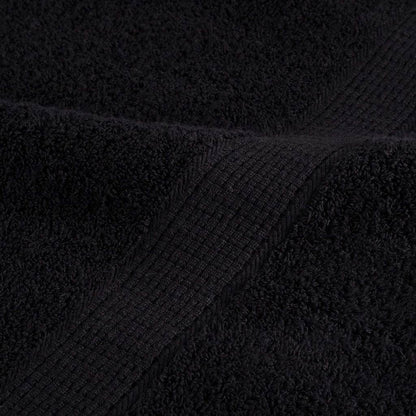 Gastendoek SOLUND 25 pcs Zwart 100 x 200 cm Katoen
