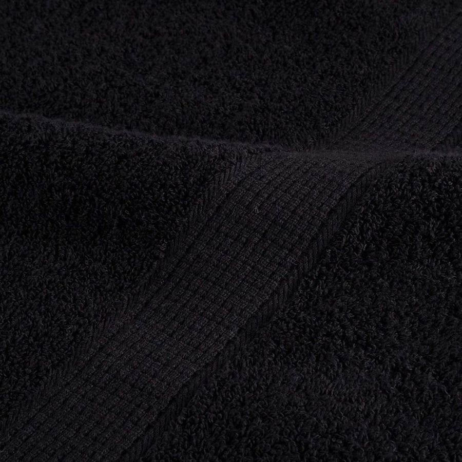 Gastendoek SOLUND 25 pcs Zwart 100 x 200 cm Katoen
