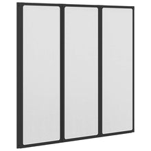 Douchescherm Zwart 120 x 2 x 117 cm Aluminium