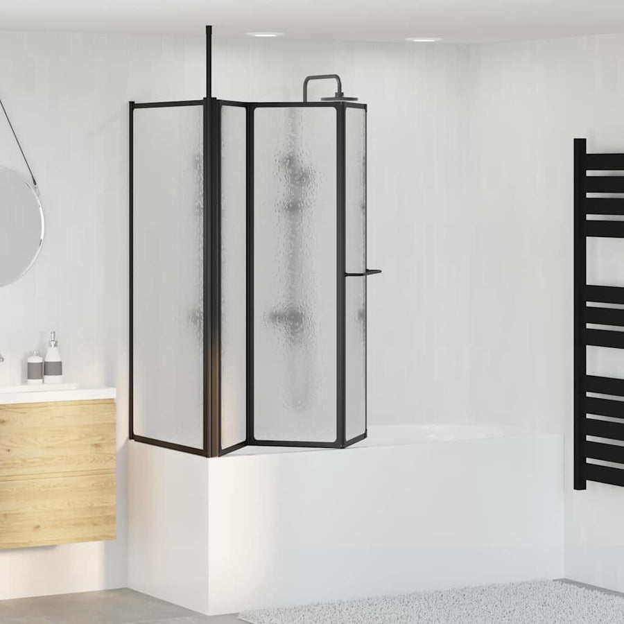 Douchescherm Vouw Other Zwart 120 x 70 x 137 cm Aluminium