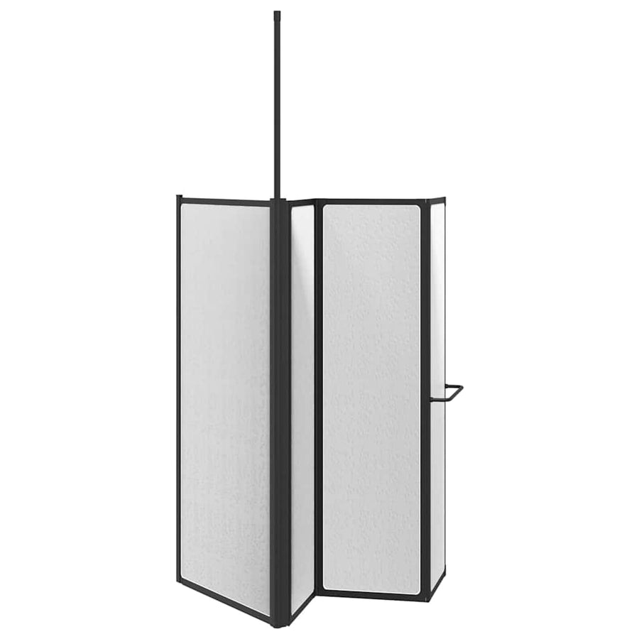 Douchescherm Vouw Other Zwart 120 x 70 x 137 cm Aluminium