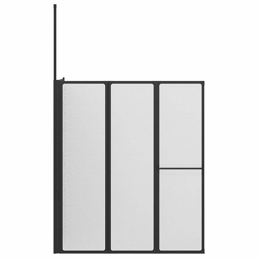 Douchescherm Vouw Other Zwart 120 x 70 x 137 cm Aluminium