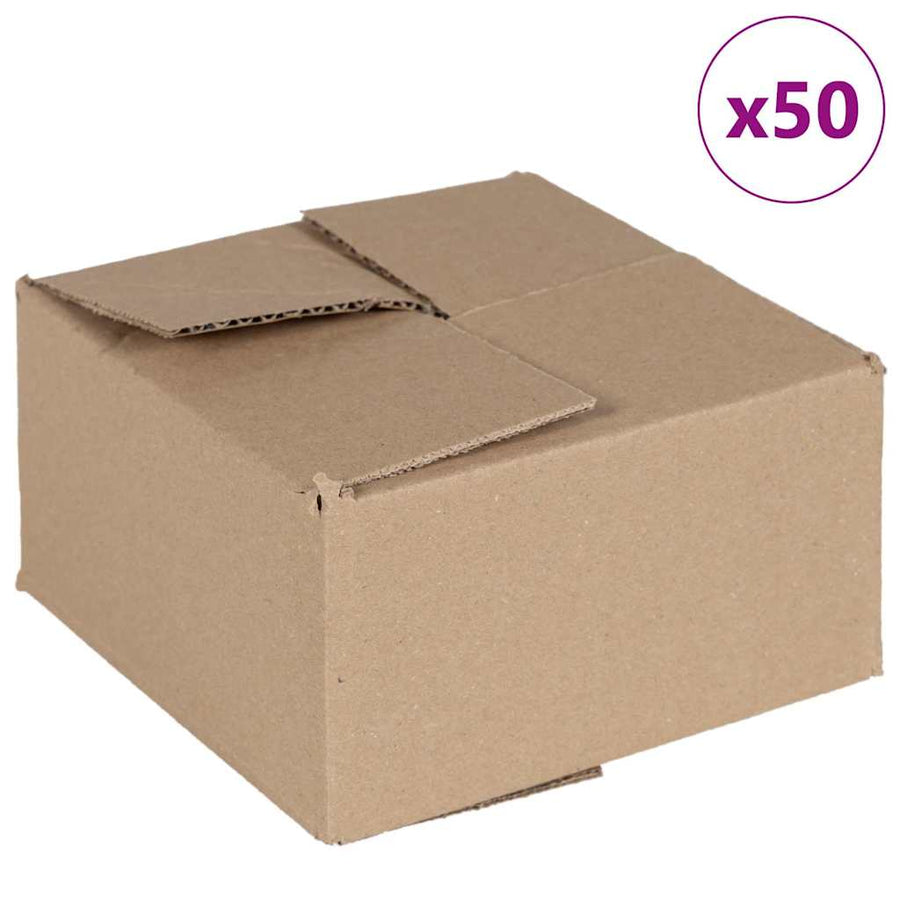 Vouwdoos met opslag 50 pcs Naturel 15 x 15 x 8 cm Karton