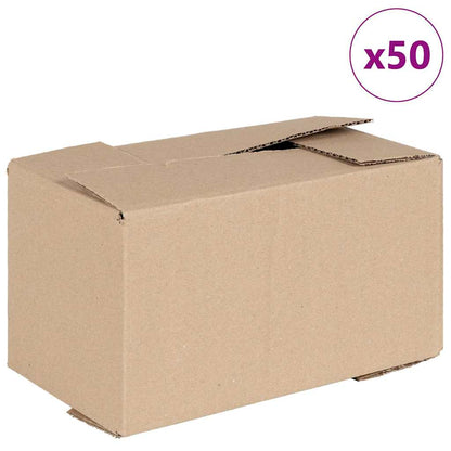 Vouwdoos met opslag 50 pcs Naturel 24 x 13 x 13 cm Karton