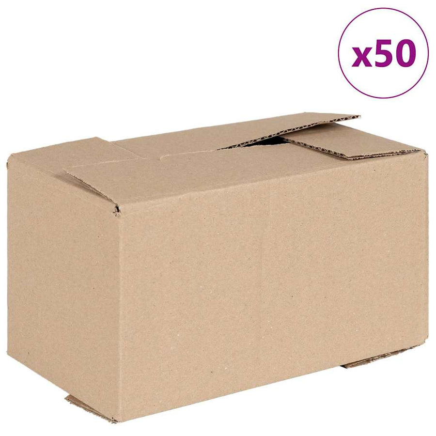 Vouwdoos met opslag 50 pcs Naturel 24 x 13 x 13 cm Karton