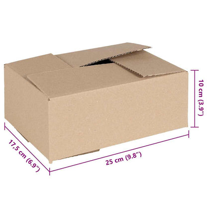 Vouwdoos met opslag 50 pcs Naturel 25 x 17,5 x 10 cm Karton