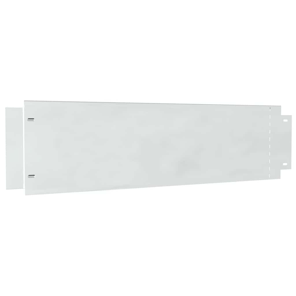Gazonranden 20 pcs Zilver 100 x 25 x 0,07 cm