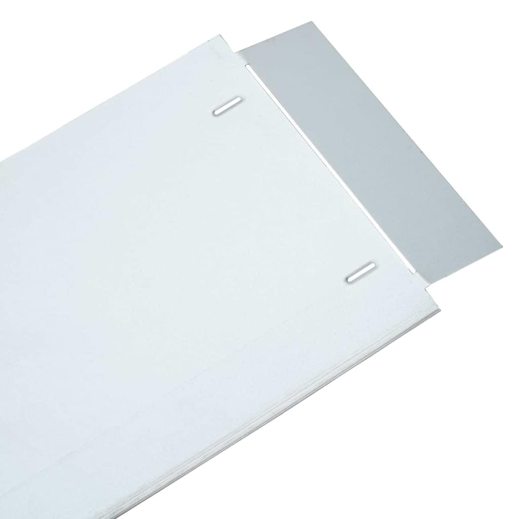 Gazonranden 30 pcs Zilver 100 x 25 x 0,07 cm