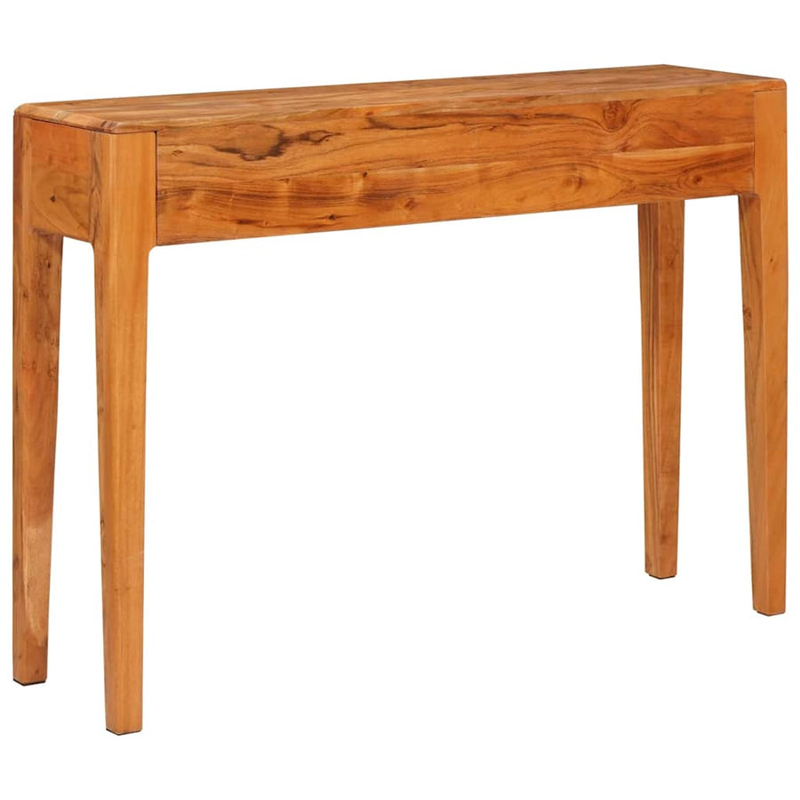 Wandtafel met lade Bruin 110 x 30 x 80 cm Massief acaciahout