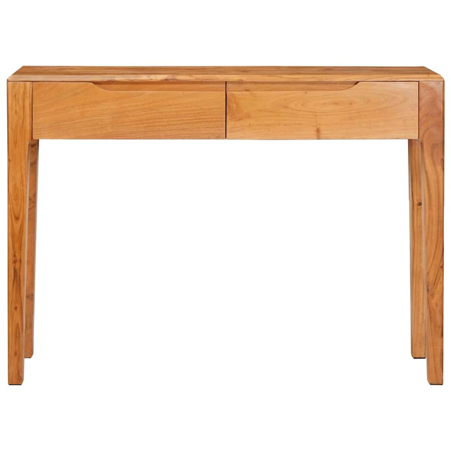 Wandtafel met lade Bruin 110 x 30 x 80 cm Massief acaciahout