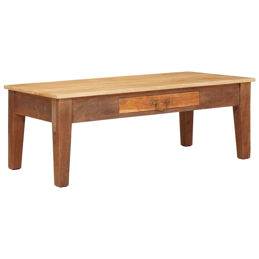 Salontafel met lade Bruin 110 x 55 x 40 cm Massief Mango Hout