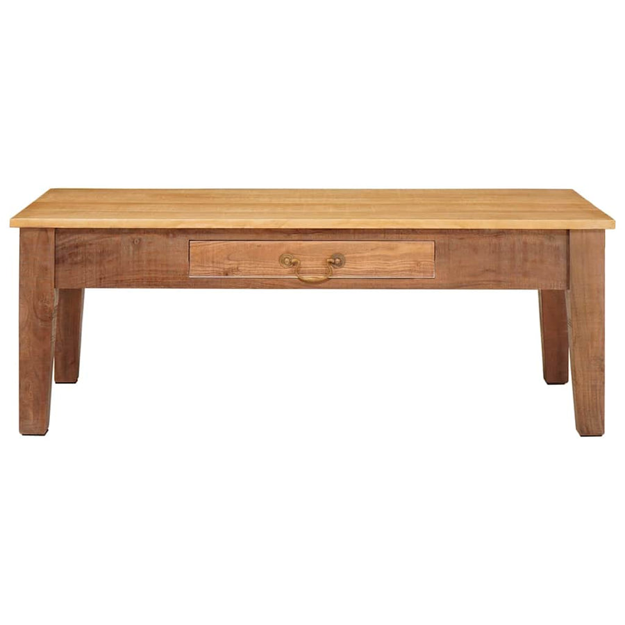 Salontafel met lade Bruin 110 x 55 x 40 cm Massief Mango Hout