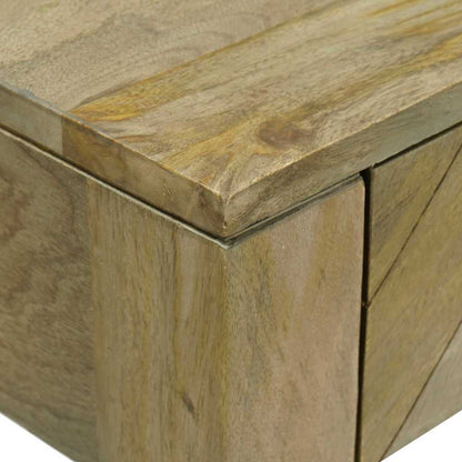 Wandtafel Natuurlijk grijs 110 x 30 x 80 cm Massief Mango Hout
