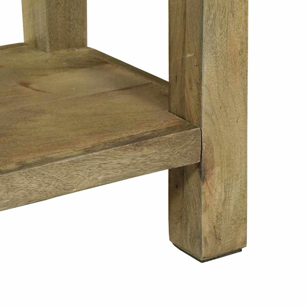 Wandtafel Natuurlijk grijs 110 x 30 x 80 cm Massief Mango Hout