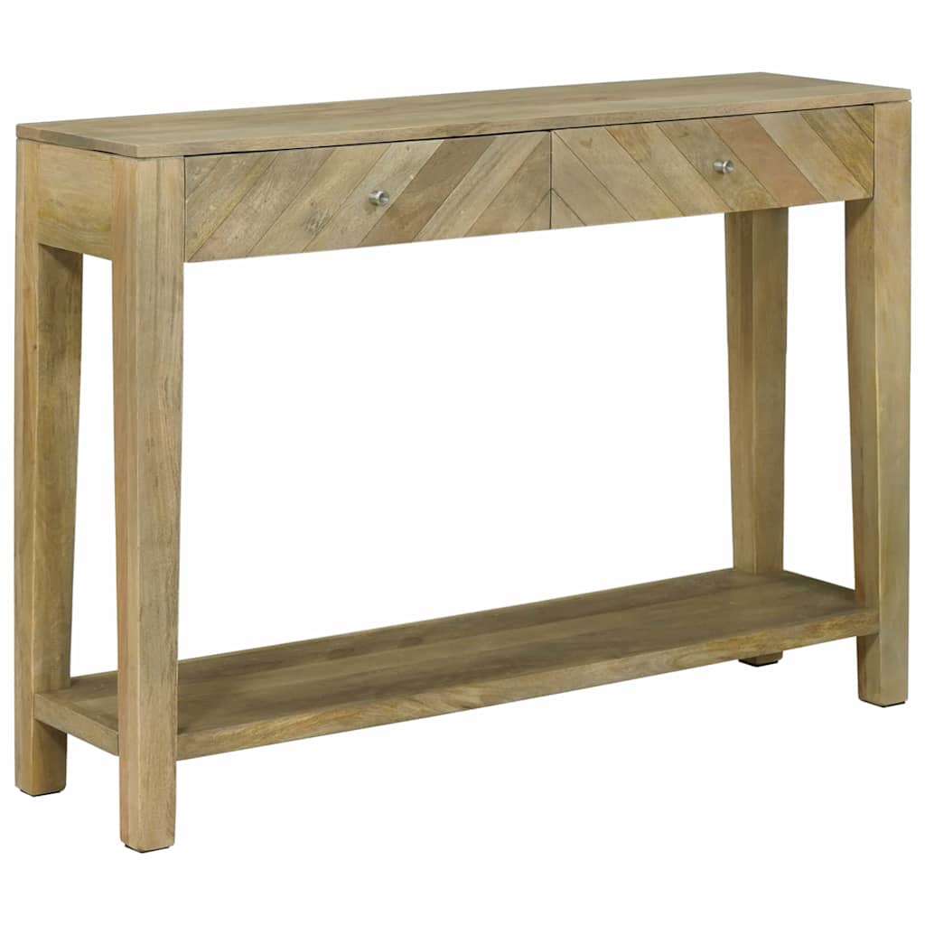 Wandtafel Natuurlijk grijs 110 x 30 x 80 cm Massief Mango Hout