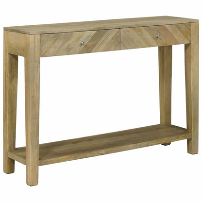 Wandtafel Natuurlijk grijs 110 x 30 x 80 cm Massief Mango Hout
