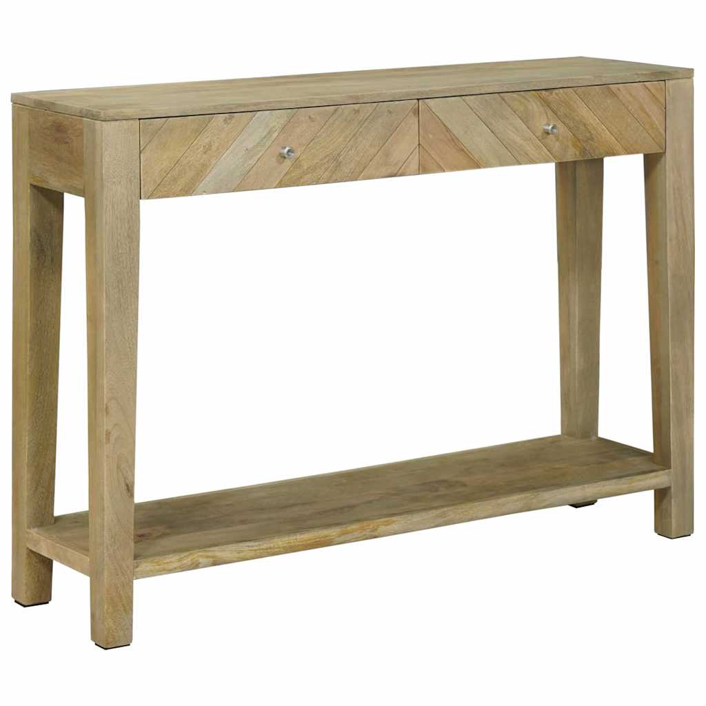 Wandtafel Natuurlijk grijs 110 x 30 x 80 cm Massief Mango Hout