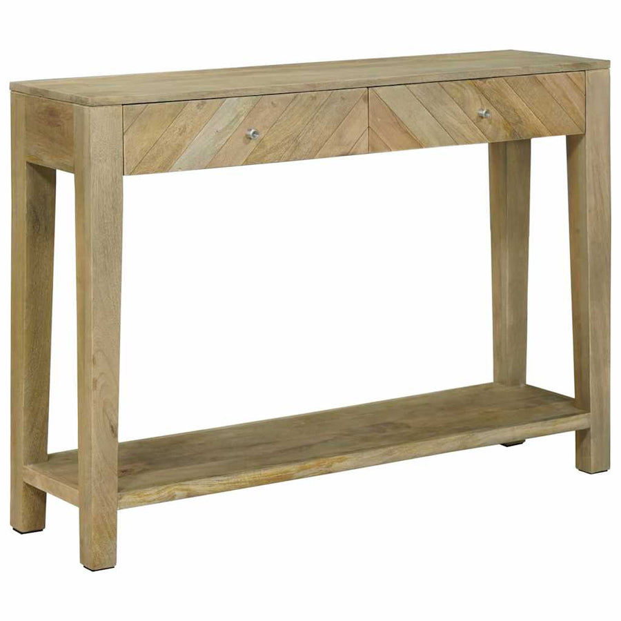Wandtafel Natuurlijk grijs 110 x 30 x 80 cm Massief Mango Hout