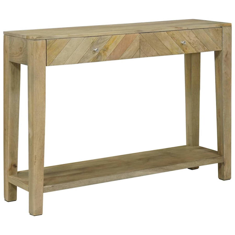 Wandtafel Natuurlijk grijs 110 x 30 x 80 cm Massief Mango Hout