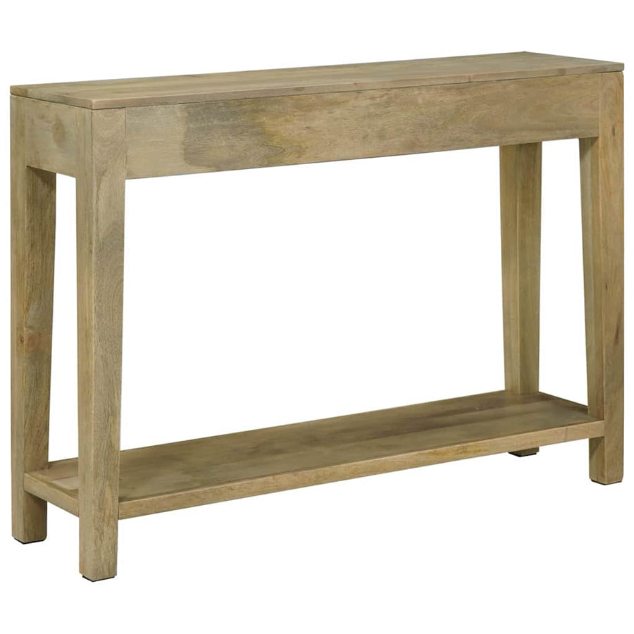Wandtafel Natuurlijk grijs 110 x 30 x 80 cm Massief Mango Hout