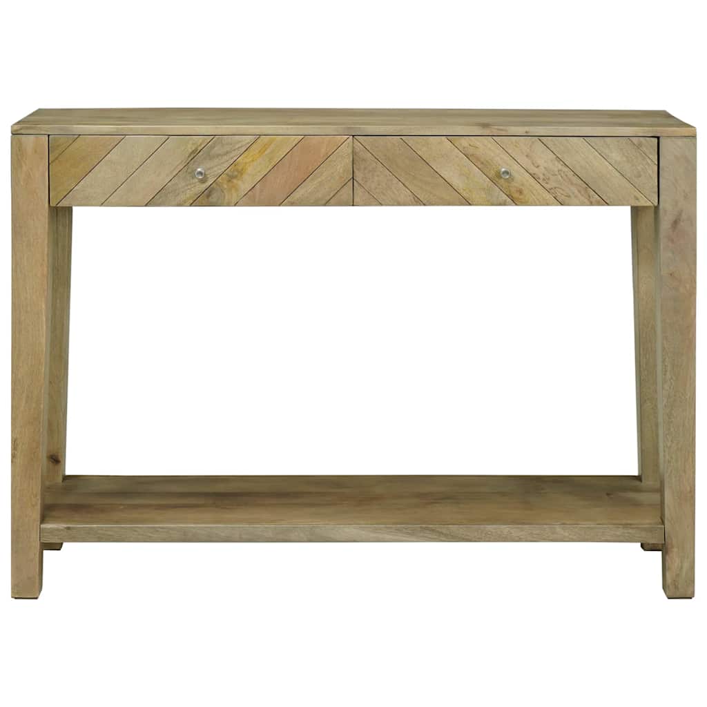 Wandtafel Natuurlijk grijs 110 x 30 x 80 cm Massief Mango Hout